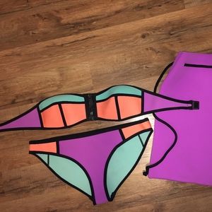 Triangl Brand Strapless Swimsuit